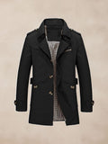 Klassischer lässiger Herren Trenchcoat