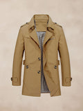 Klassischer lässiger Herren Trenchcoat