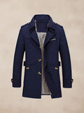 Klassischer lässiger Herren Trenchcoat