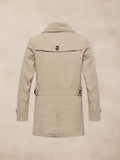 Klassischer lässiger Herren Trenchcoat