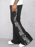 Stylische Paisley-Patchwork Sweatpants