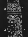 Stylische Paisley-Patchwork Sweatpants