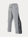 Stylische Paisley-Patchwork Sweatpants