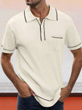 Weiches Atmungsaktives Strick-Poloshirt