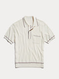 Weiches Atmungsaktives Strick-Poloshirt