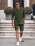 Bequemes schlichtes Set aus 100 % Baumwolle