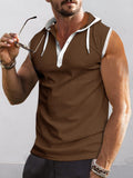 Weiches Waffle-Kapuzen-Tanktop