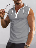 Weiches Waffle-Kapuzen-Tanktop