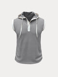Weiches Waffle-Kapuzen-Tanktop