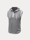 Weiches Waffle-Kapuzen-Tanktop