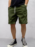 Leichte Sommer-Cordshorts für Herren