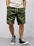 Leichte Sommer-Cordshorts für Herren