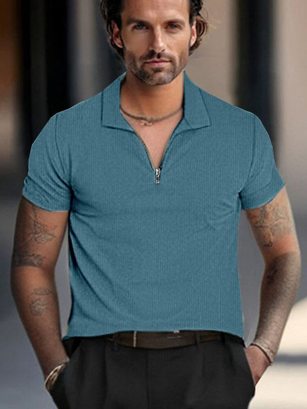 Klassisches Komfort Cord Poloshirt