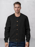 Weicher Jacquard-Cardigan im Utility-Stil