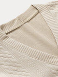 Weicher Jacquard-Cardigan im Utility-Stil