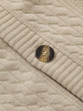Weicher Jacquard-Cardigan im Utility-Stil
