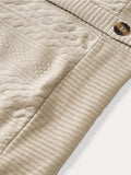 Weicher Jacquard-Cardigan im Utility-Stil