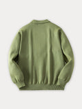 Bequeme Strickjacke mit Polokragen