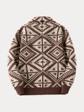 Trendige Strickjacke mit Schalkragen