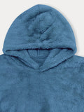 Weicher Wendeplüsch-Kapuzenpullover