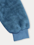 Weicher Wendeplüsch-Kapuzenpullover