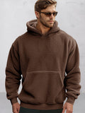 Weicher Wendeplüsch-Kapuzenpullover