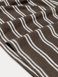 Bequemes weiches gestreiftes Henley-Shirt