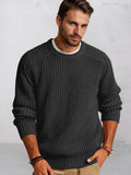 Klassischer Grobstrick-Pullover