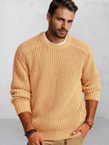Klassischer Grobstrick-Pullover