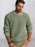 Klassischer Grobstrick-Pullover
