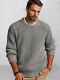 Klassischer Grobstrick-Pullover
