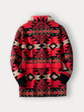 Vintage Jacquard-Strick-Cardigan