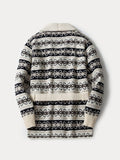 Modischer Dickstrick-Cardigan