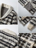 Modischer Dickstrick-Cardigan