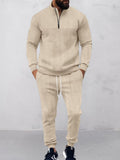 Modernes Jacquard-Activewear-Set