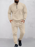 Modernes Jacquard-Activewear-Set