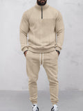 Modernes Jacquard-Activewear-Set