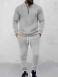 Modernes Jacquard-Activewear-Set