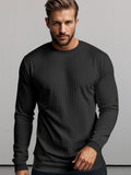 Lässiges Karo-Pullover-Sweatshirt