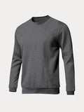 Lässiges Karo-Pullover-Sweatshirt