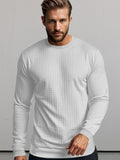 Lässiges Karo-Pullover-Sweatshirt