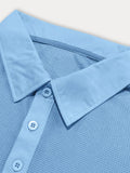 Lässiges Regular Fit Waffle-Polo-Shirt