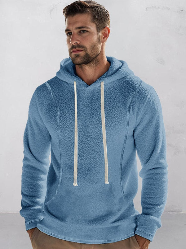 Bequemer Warmer Polar-Fleece-Hoodie