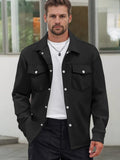 Freizeit-Utility-Jacke mit zwei Taschen