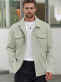 Freizeit-Utility-Jacke mit zwei Taschen