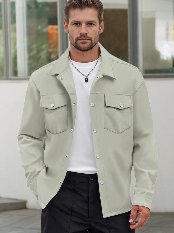 Freizeit-Utility-Jacke mit zwei Taschen