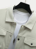 Freizeit-Utility-Jacke mit zwei Taschen