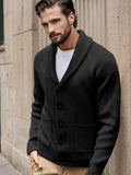 Stilvolle Regular Fit Strick-Strickjacke