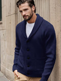 Stilvolle Regular Fit Strick-Strickjacke