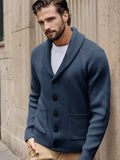 Stilvolle Regular Fit Strick-Strickjacke